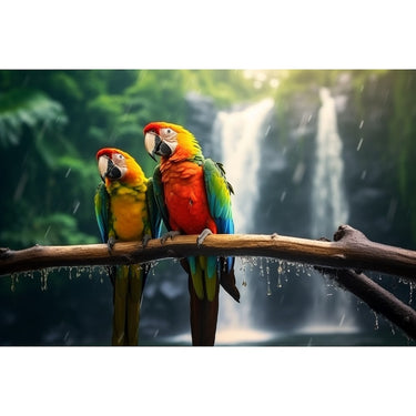 Tropical Parrot Canvas